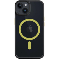 Tactical Hyperstealth 2.0 transparentný kryt s MagSafe pre iPhone 14 - čiernožltý