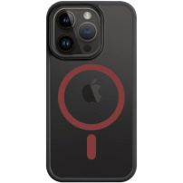 Tactical Hyperstealth 2.0 transparentný kryt s MagSafe pre iPhone 14 Pro - čiernočervený