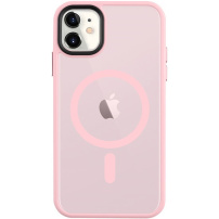 Tactical Hyperstealth transparentný kryt s MagSafe pre iPhone 11 - ružový