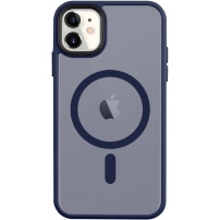 Tactical Hyperstealth transparentný kryt s MagSafe na iPhone 11 - tmavomodrý