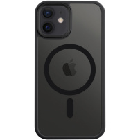 Tactical Hyperstealth transparentný kryt s MagSafe na iPhone 12 / 12 Pro - tmavošedý