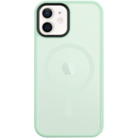 Tactical Hyperstealth transparentný kryt s MagSafe na iPhone 12 / 12 Pro - zelený