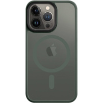 Tactical Hyperstealth transparentný kryt s MagSafe na iPhone 13 Pro - olivový