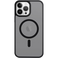 Tactical Hyperstealth transparentný kryt s MagSafe na iPhone 13 Pre Max - tmavošedý