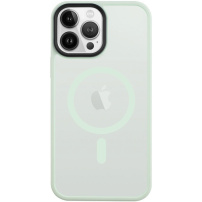 Tactical Hyperstealth transparentný kryt s MagSafe na iPhone 13 Pre Max - zelený