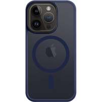 Tactical Hyperstealth transparentný kryt s MagSafe na iPhone 14 Pro - tmavomodrý