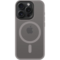 Tactical Hyperstealth transparentný kryt s MagSafe na iPhone 15 Pro - šedý