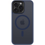 Tactical Hyperstealth transparentný kryt s MagSafe na iPhone 15 Pro Max - tmavomodrý