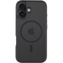 Tactical Hyperstealth transparentný kryt s MagSafe pre iPhone 16 - tmavo šedý