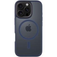 Tactical Hyperstealth transparentný kryt s MagSafe pre iPhone 16 Pro - tmavomodrý