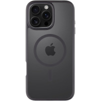 Tactical Hyperstealth transparentný kryt s MagSafe pre iPhone 16 Pro Max - tmavo šedý