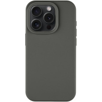 Tactical Velvet Smoothie silikónový kryt s MagSafe pre iPhone 15 Pro - tmavo zelený