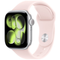 Originálne Apple športový remienok pre Apple Watch 42mm / 41mm / 40mm / 38mm - S/M - jemne ružový