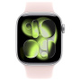 Originálne Apple športový remienok pre Apple Watch 42mm / 41mm / 40mm / 38mm - S/M - jemne ružový