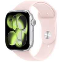 Originálne Apple športový remienok pre Apple Watch Ultra 49mm / 46mm / 45mm / 44mm / 42mm - M/L - jemne ružový