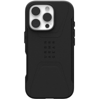 UAG Civilian odolný kryt s MagSafe pre iPhone 16 Pro - čierny