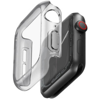 UNIQ Garde Hybrid puzdro s ochranou displeja pre Apple Watch 42mm (Series 10 / 11) - dymové