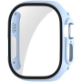 ENKAY matné puzdro s tvrdeným sklom pre Apple Watch Ultra 49 mm - modré