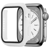 Enkay ochranné puzdro s tvrdeným sklom pre Apple Watch 41mm - biele