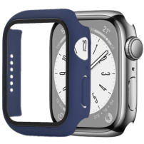 Enkay ochranné puzdro s tvrdeným sklom pre Apple Watch 41mm - tmavomodré