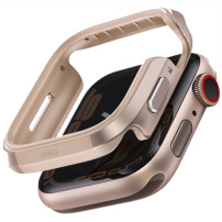 UNIQ Valencia kovové púzdro pre Apple Watch 46mm - ružovozlaté
