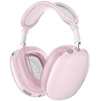 XDcase 3v1 transparentný obal pre AirPods Max 1 / 2 - ružový