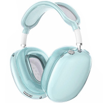 XDcase 3v1 transparentný obal pre AirPods Max 1 / 2 - modrý