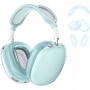XDcase 3v1 transparentný obal pre AirPods Max 1 / 2 - modrý