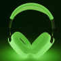4v1 silikónový obal pre AirPods Max 1 / 2 - zelený svietiaci v tme