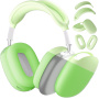 4v1 silikónový obal pre AirPods Max 1 / 2 - zelený svietiaci v tme