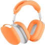 4v1 silikónový obal pre AirPods Max 1 / 2 - oranžový svietiaci v tme