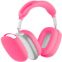 4v1 silikónový obal pre AirPods Max 1 / 2 - ružový svietiaci v tme