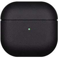 Ochranný kožený obal pre AirPods 4 / 5 - čierny
