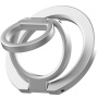Magnetický MagSafe otočný 360° stojan s držiakom na prst pre iPhone - strieborný