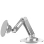 P74 otočný polohovateľný magnetický stojanček pre iPhone - strieborný