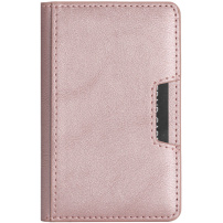 Kožená magnetická peňaženka pre iPhone - ružová