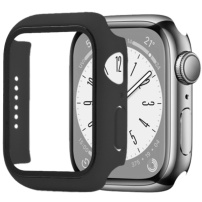 Enkay ochranné puzdro s tvrdeným sklom pre Apple Watch 41mm - čierne