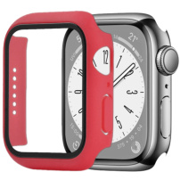 Enkay ochranné puzdro s tvrdeným sklom pre Apple Watch 41mm - červené