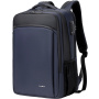 COOLBELL CB-8308 batoh s externým USB portom a zámkom zipsov pre iPad / MacBook do 17" - tmavomodrý