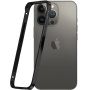 Ochranný rámček pre iPhone 12 Pro Max / 13 Pro Max / 14 Plus - čierny