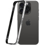 Ochranný rámček pre iPhone 15 Pro - čiernostrieborný