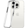 Ochranný rámček pre iPhone 15 Pro Max - strieborný