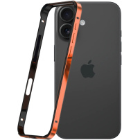 Ochranný rámček pre iPhone 16 Plus - oranžový