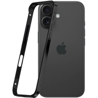 Ochranný rámček pre iPhone 16 Plus - čierny