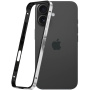 Ochranný rámček pre iPhone 16 Plus - čiernostrieborný