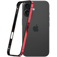 Ochranný rámček pre iPhone 16 Plus - červený