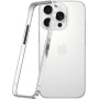 Ochranný rámček pre iPhone 16 Pro Max - strieborný