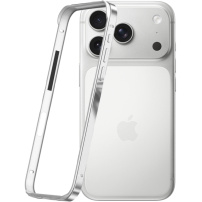 Ochranný rámček pre iPhone 17 Pro - strieborný