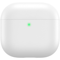 AhaStyle silikónový obal pre AirPods 4 / 5 - biely