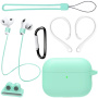 Praktická sada 6v1 pre AirPods Pro 3 - mentolová